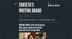 Desktop Screenshot of ebosetawrites.com